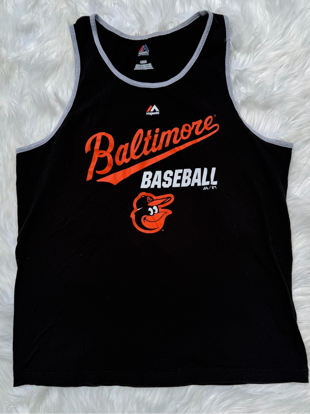 Majestic Baltimore Orioles Baseball Tank Top
